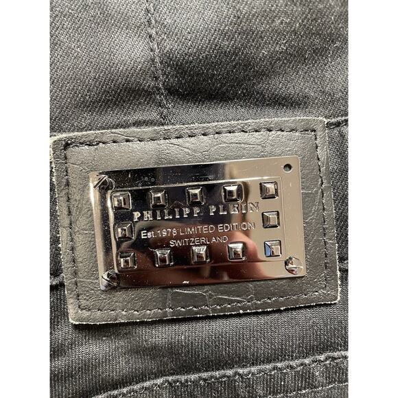 Philipp Plein Calamity Jain Limited Ed. Black Studded Skull Jumpsuit RARE XS - Picture 9 of 10